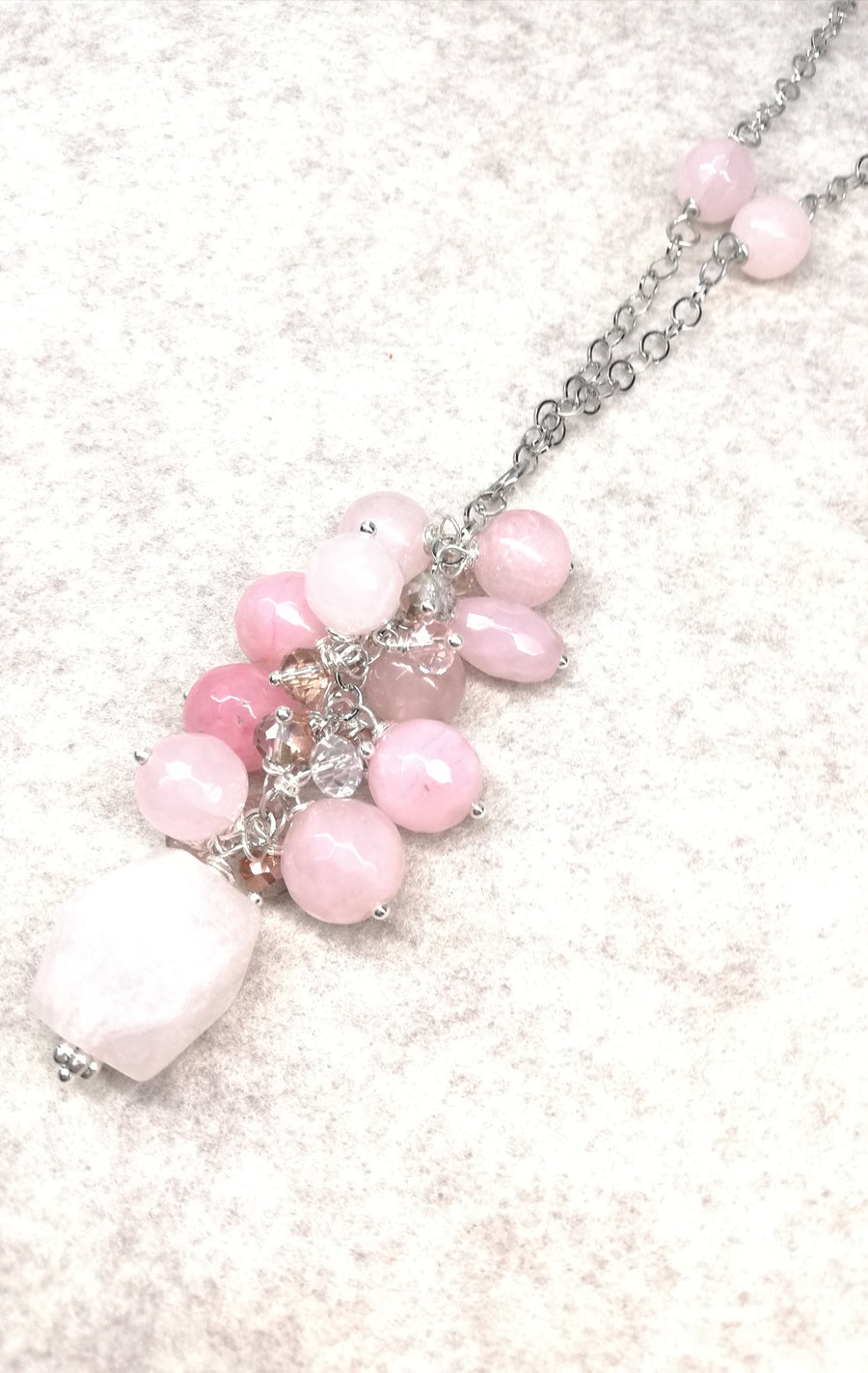 Collana dolce rosa