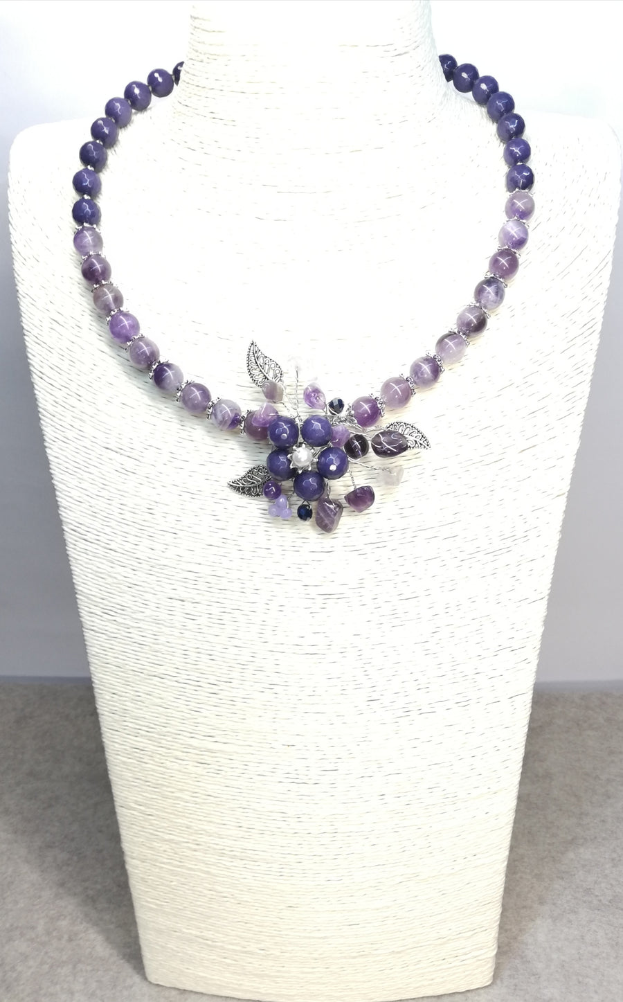 Collana ametista in fiore