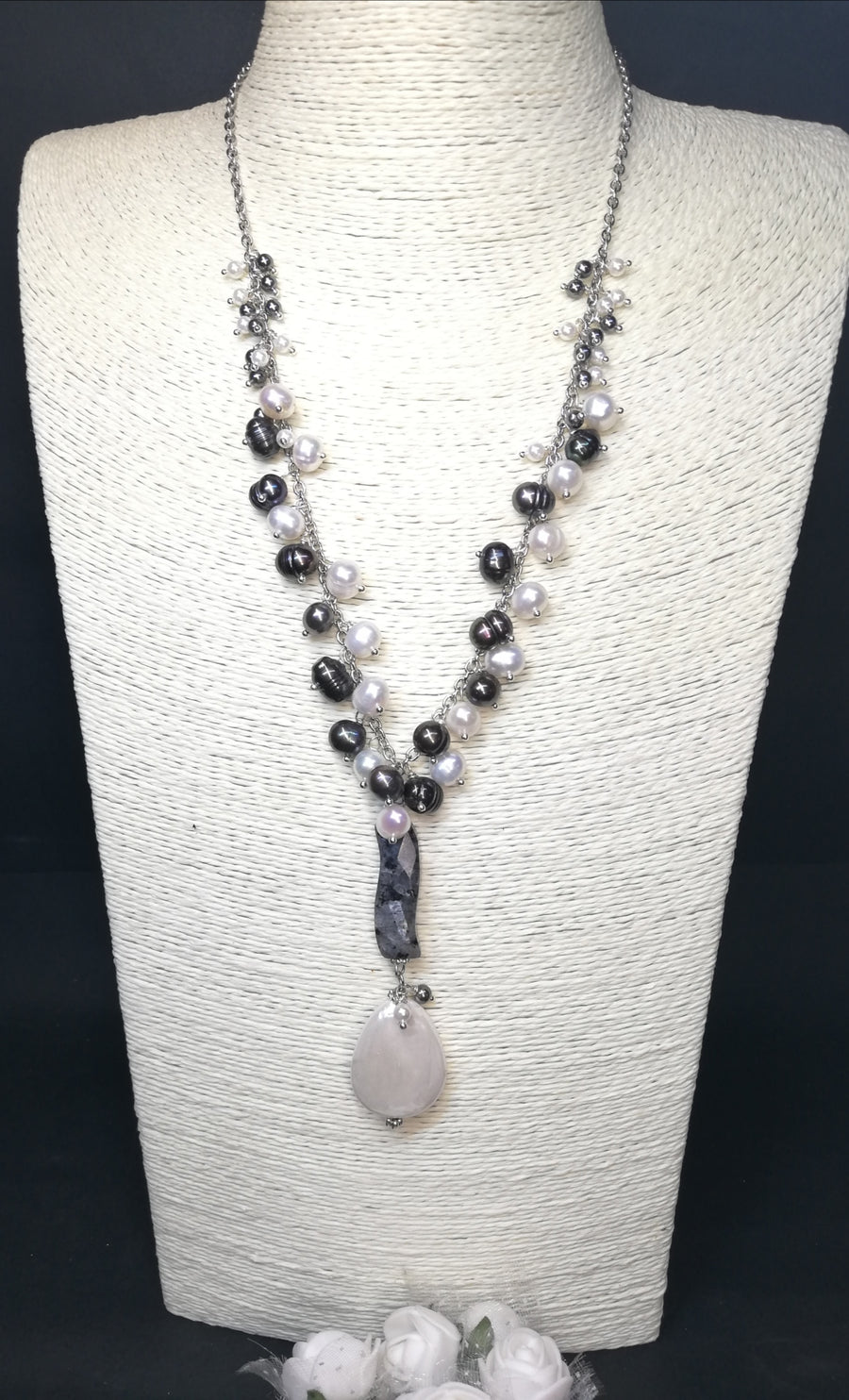 Collana sautoir in perle