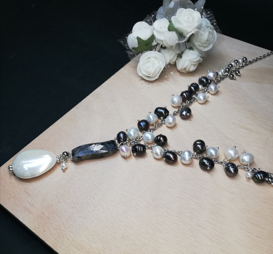 Collana sautoir in perle