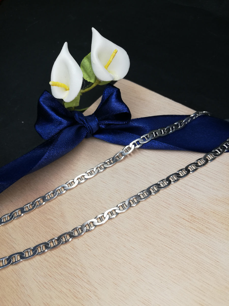 Catena maglia marina in argento 925