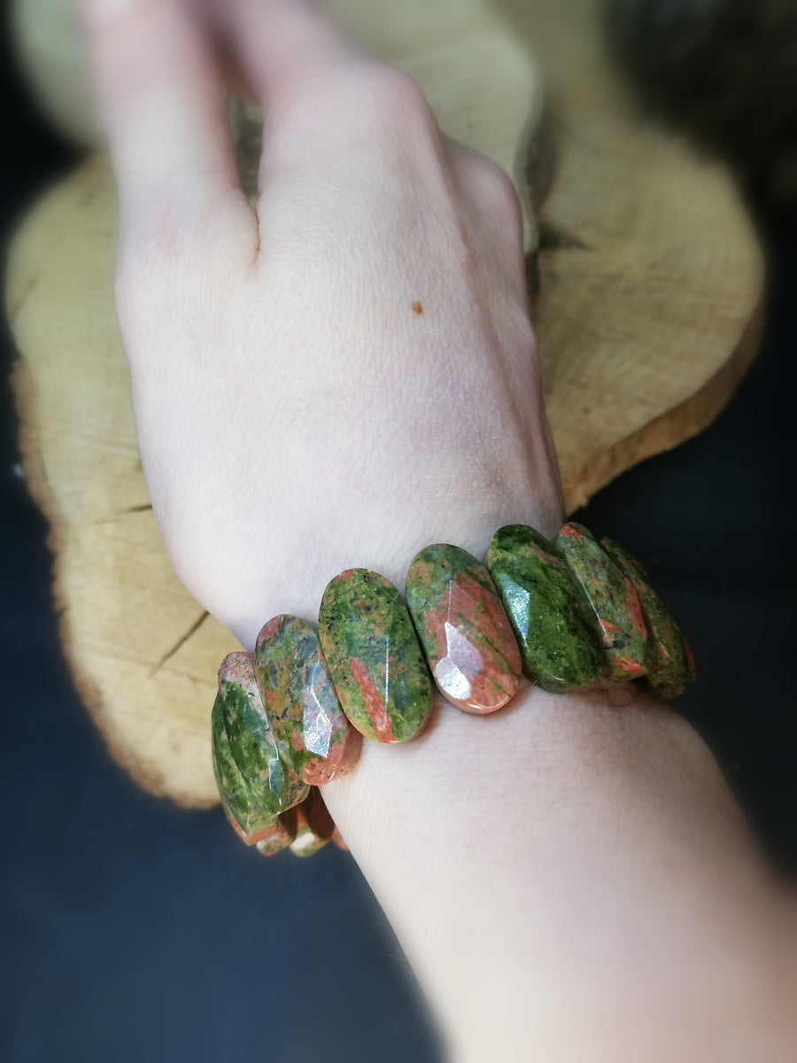 Bracciale unakite