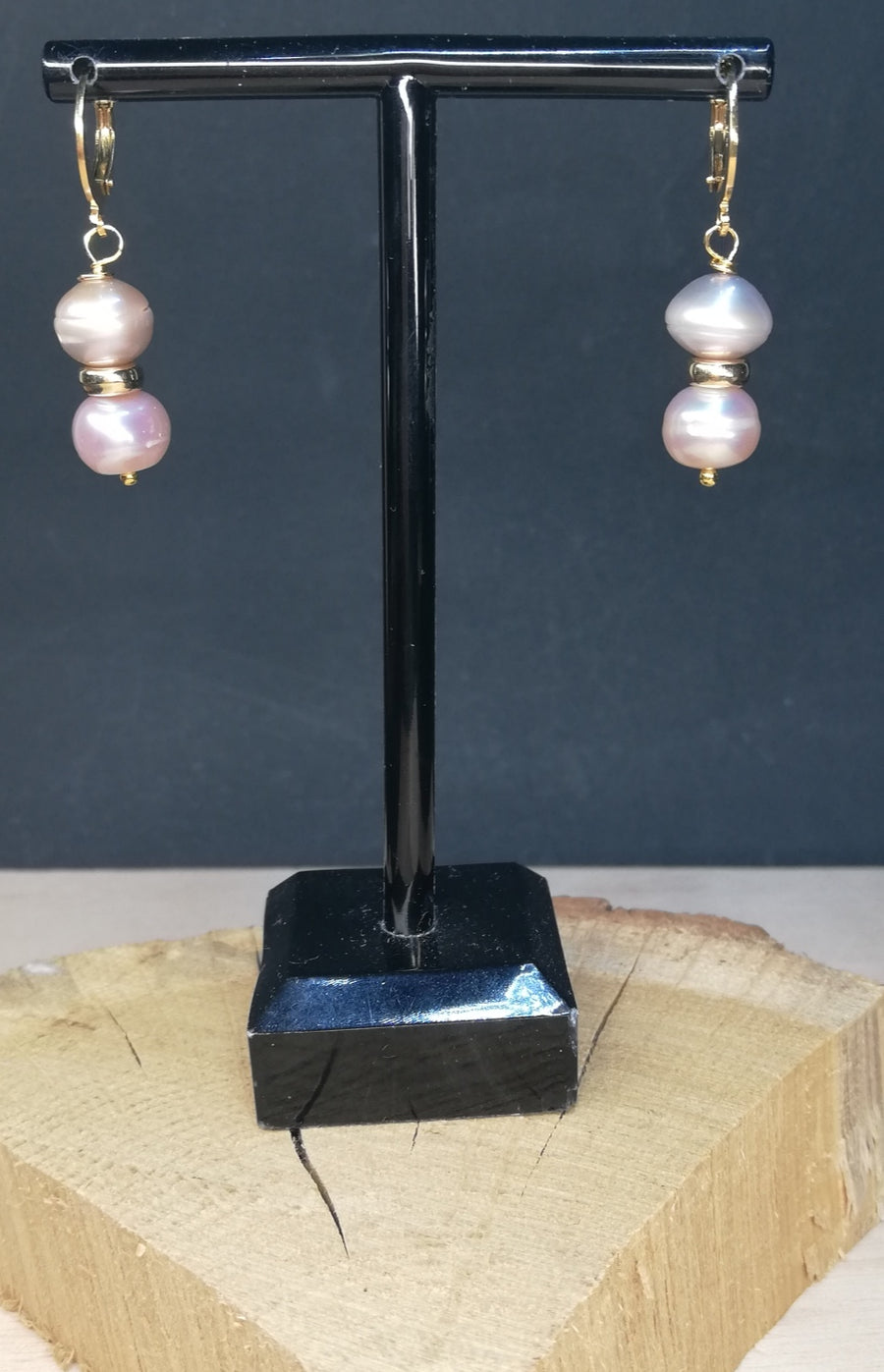 Collana perle rosa